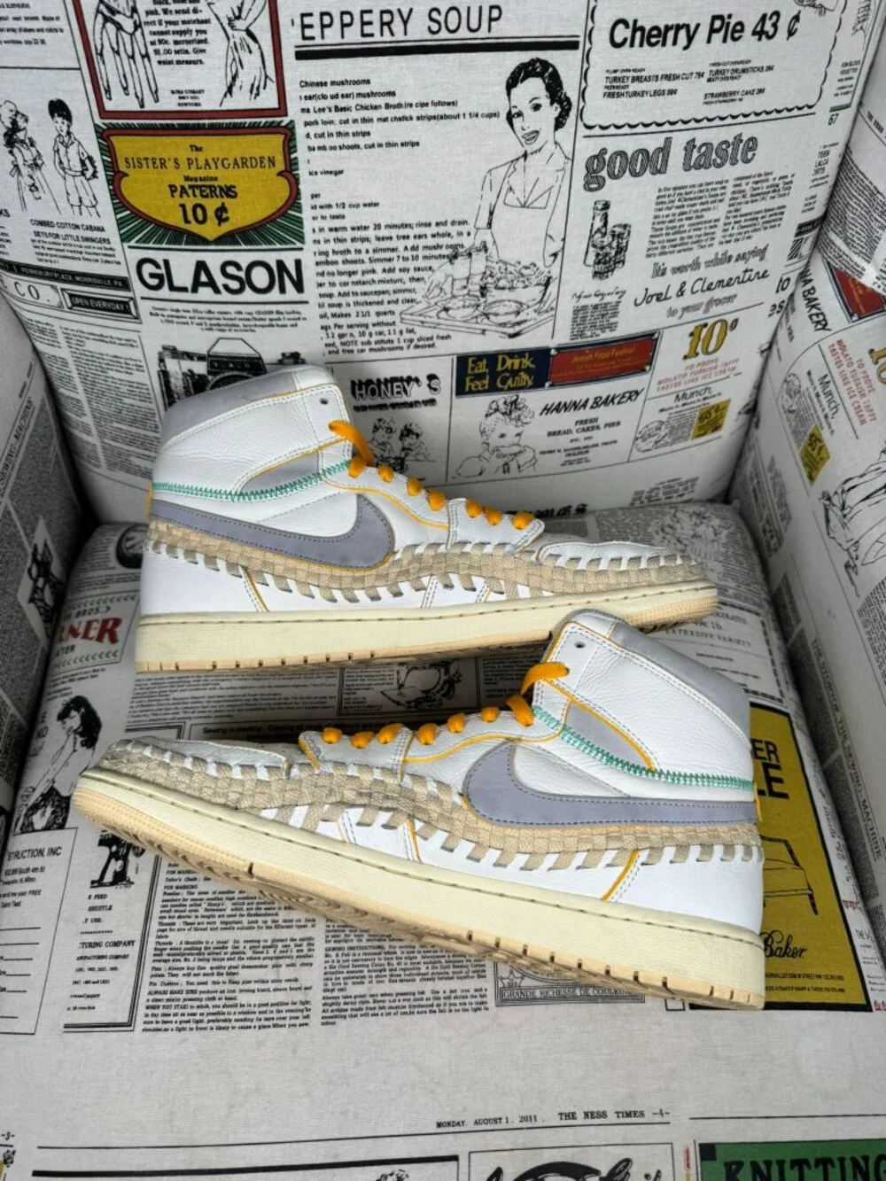Union LA x Bephie's Beauty Supply x Air Jordan 1 Retro OG SP FD2565-100 Men Sz13 - Picture 7 of 9